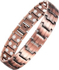 Pulsera Terap utica De Cobre Con Imanes Magnetoterapia Dolor De Artritis Nuevo