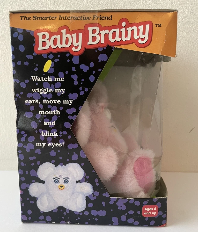 Electrónica de colección Pink Baby Brainy Furby Knockoff B/O 1999 - NUEVO en caja Foto 4 de 4