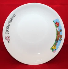 Colgate Toothpaste Angry Bird Ceramic Large Bowl White 23.5cm 9.25" Wide Rovio