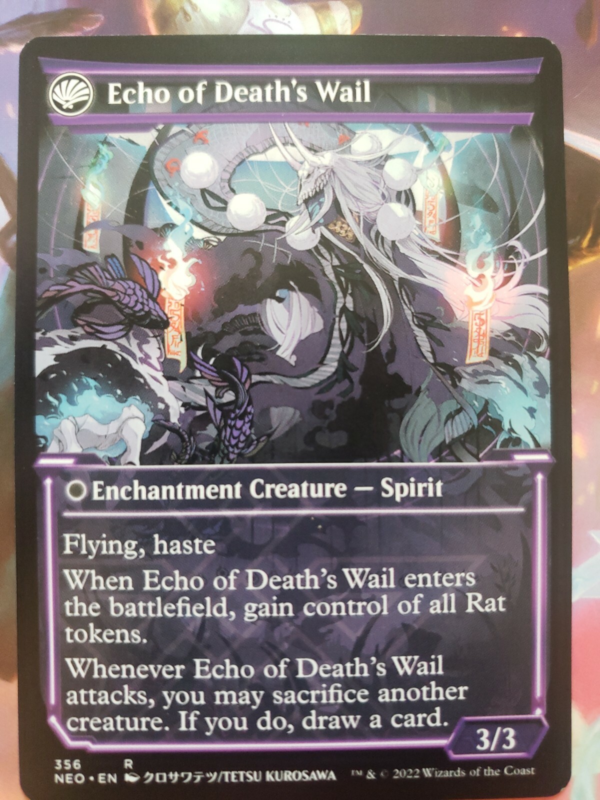 Tribute to Horobi Echo of Death's Wail Showcase Kamigawa: Neon Dynasty MTG  NM | eBay