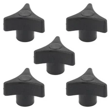 Big Horn 19700B-5PK Thread 10-24 x 1-1/4 Inch Triangle Knob (5/PK)