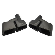 2pcs Dual Exit Exhaust Tailpipe for Mercedes Benz E S CLS Class W212 C63 E63 AMG