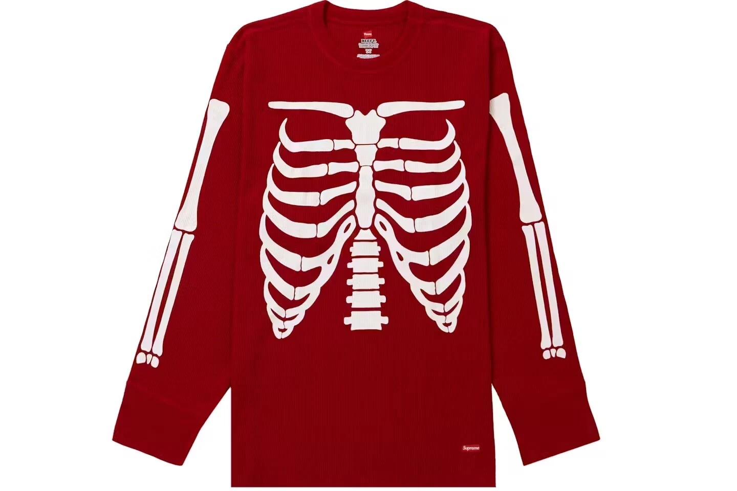 Supreme Hanes Bones Thermal Crew (1 pack) rouge   XL