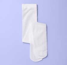 2 PACK More Than Magic Girls' Dance Tights White M