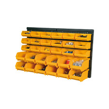 PANNELLO PORTA ATTREZZI MINUTERIE UTENSILI 30 CONTENITORI VASCHETTE LAVORO 407AP