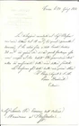 CIBRARIO LUIGI AUTOGRAPH LETTERHEAD GRAND MAGISTERO MAURIZIO LAZZARO 1858