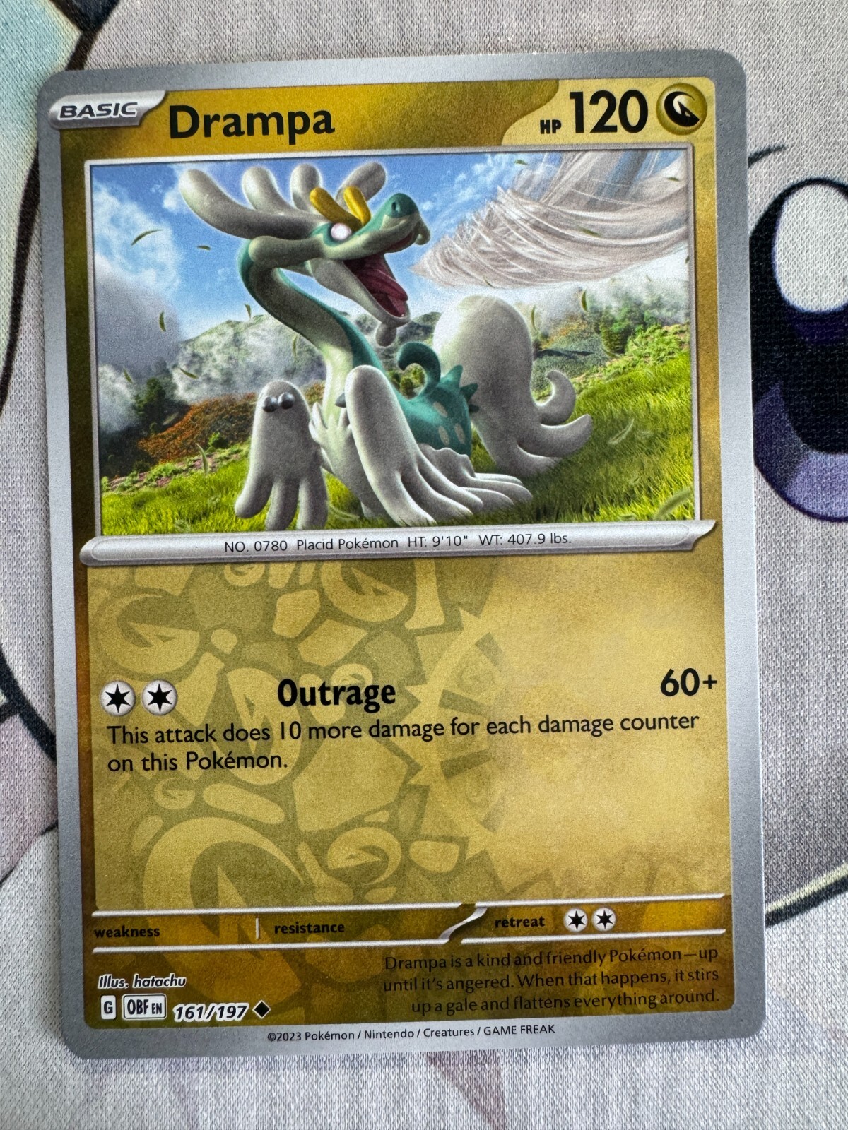 Drampa Reverse Holo English Pokemon TCG BKBO117