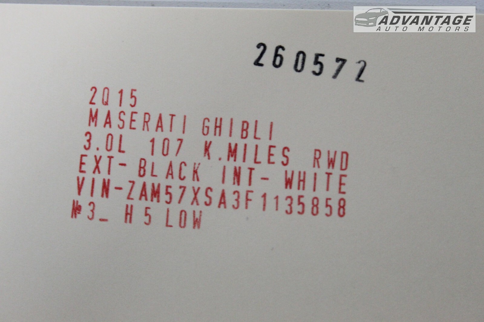 Maserati Ghibli 2014-2020 Tire pressure control P/N 670001902