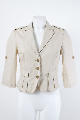 STEFANEL Jacke Gr. M / 38 Sommerjacke Freizeit-Blaser Casual Jacket