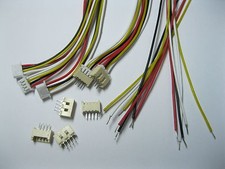 50 pcs 1.25mm Pitch 4 Pin Male  Female Connector with 28AWG 150mm Leads Cable