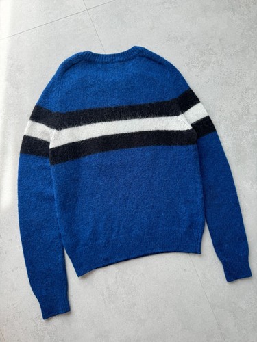 Mens MONCLER Maglione Tricot Girocollo Alpaca Wool Knit Sweater RARE Logo Size M - Picture 12 of 12