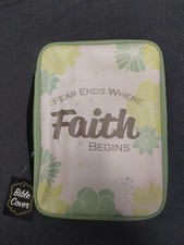 Women&rsquo;s Bible Cover Carrier W/Handle 11&rdquo;x8&rdquo;  Faith