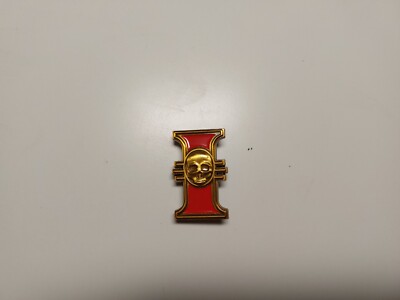 40k Inquisitor Rosette - Metal Pin