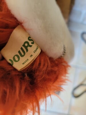 Ancien Range Pyjama Peluche Chien Moumoute Fourrure Vintage Clairbois