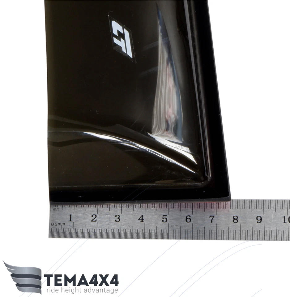 Viseras de ventana con cinta deflector protector solar lluvia para Volkswagen Jetta 1984-1992 Foto 4 de 4