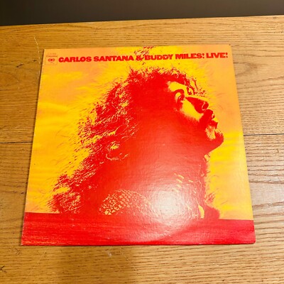 Carlos Santana & Buddy Miles LIVE! Vinyl LP 1972 Columbia KC 31308