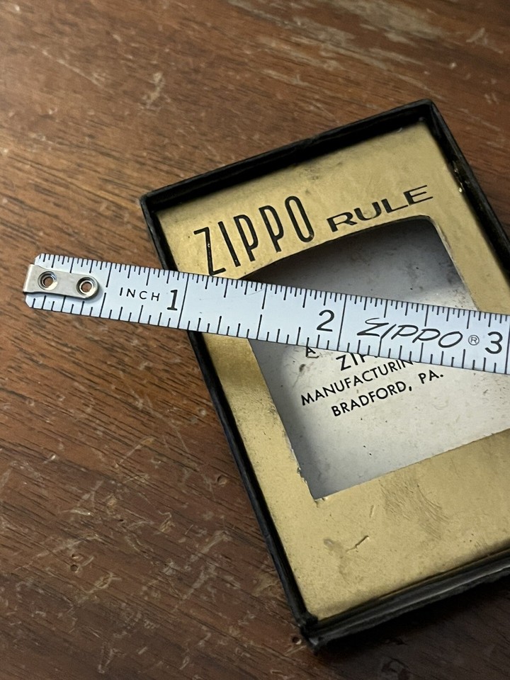 Vintage Zippo Rule Tape Measure GENERAL MOTORS TEREX DIVISION Quality
