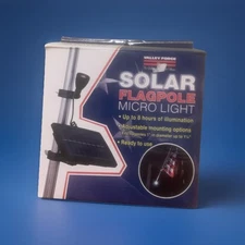 Valley Forge Solar Flag Pole Micro Light Flagpole