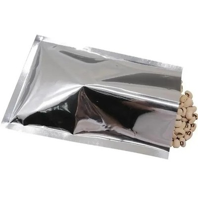 10PCS Clear Silver Resealable Self Seal Foil Bag Aluminum Foil Packaging Pouches