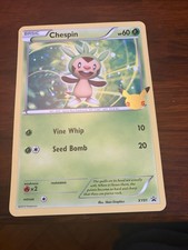 Chespin XY01 First Partner 25th Anniversary Promo Jumbo Pokemon on eBay