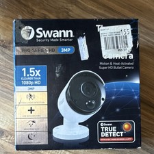 Swann PRO-SERIES HD 3MP Bullet Camera Motion  Heat Detection Night Vision