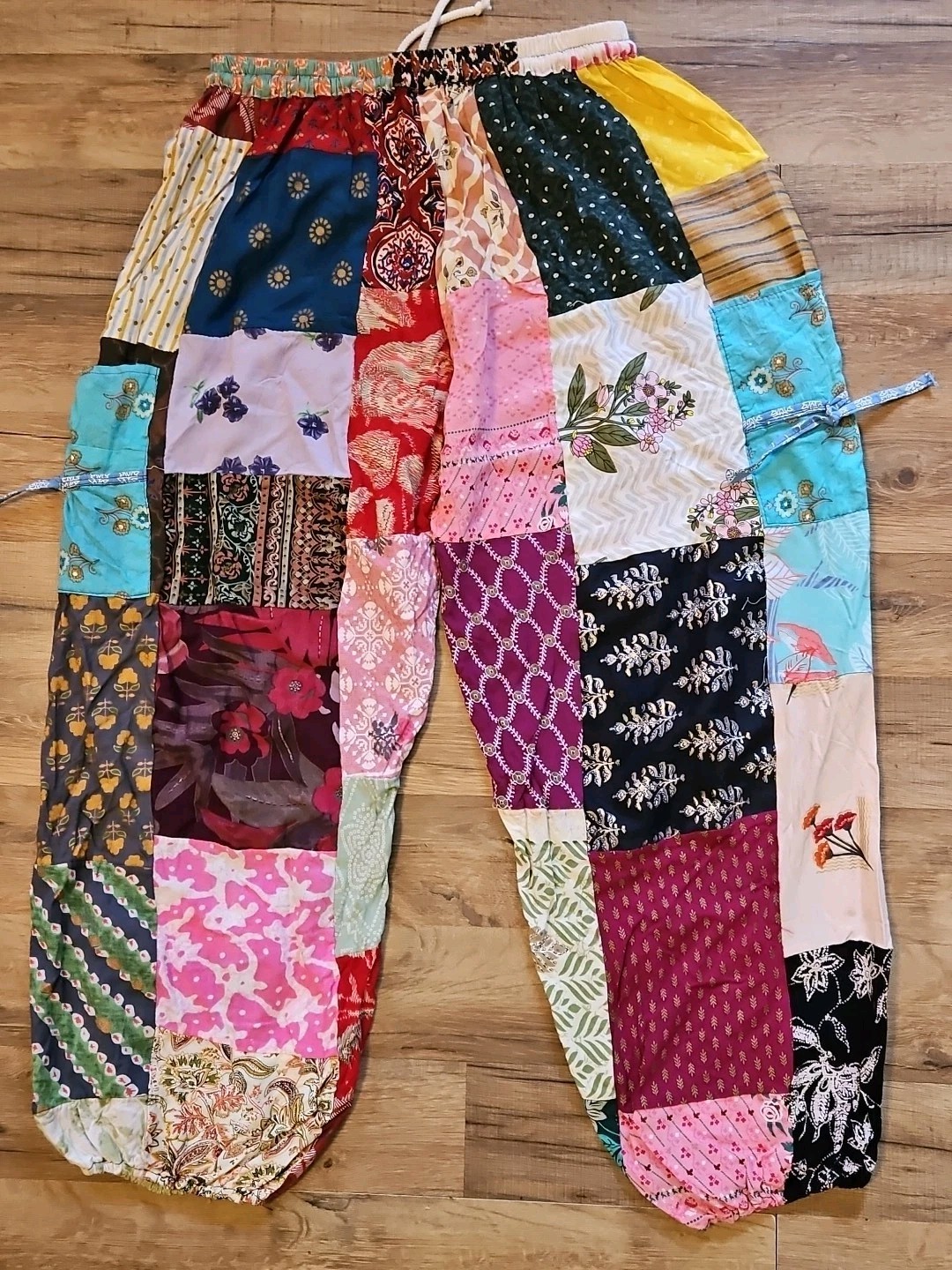 Patchwork Baggy Boho Harem  Pants One Size By Mar… - image 7