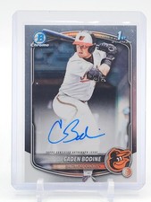CADEN BODINE 2025 BOWMAN CHROME DRAFT  1ST AUTO ROOKIE ORIOLES #CPA-CB Q0927
