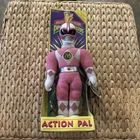 Vintage 1993 Mighty Morphin Power Ranger Pink Ranger Action Pal Plush 10" Figure