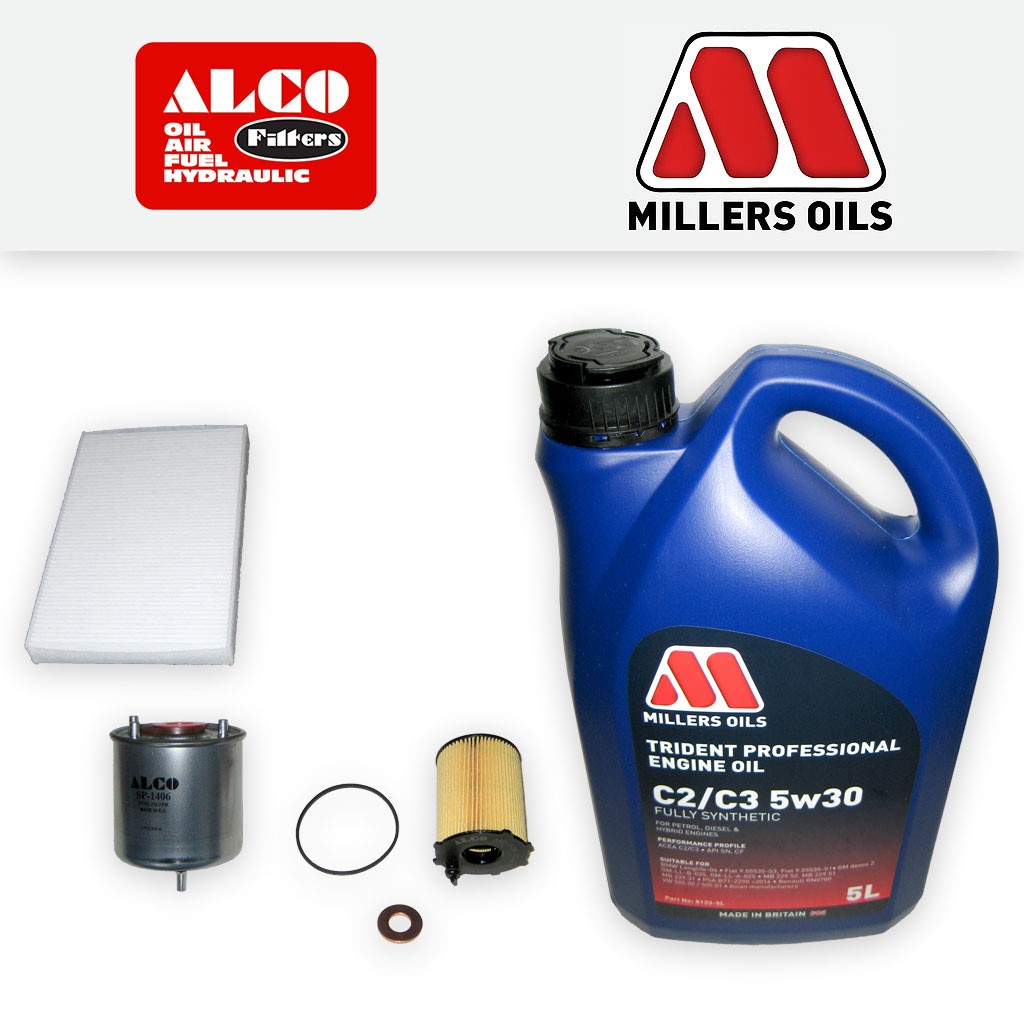 SERVICE KIT for CITROEN C3 PICASSO 1.6 HDI DV6C DV6D OIL FUEL CABIN FILTERS +OIL