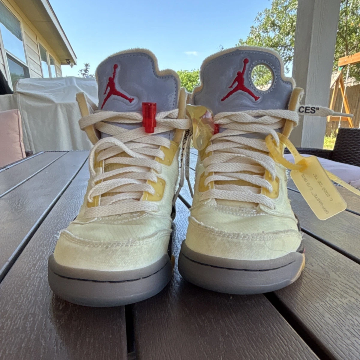 Jordan 5 Retro x Off-White Gray for Sale - Authenticity Guaranteed Jordan 5 Retro x Off-White Gray for Sale - Authenticity Guaranteed