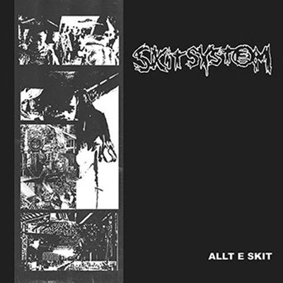 Skitsystem   Allt E Skit LP - Punk Hardcore-  Black Vinyl Album - NEW RECORD