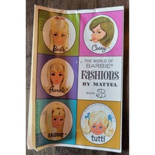 VTG 1966 World of Barbie Fashions Mattel Book 3 Skipper Tutti Casey Francie 6 pg