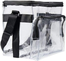 Large Clear Lunch Bags For Work See Through Plastic Box with