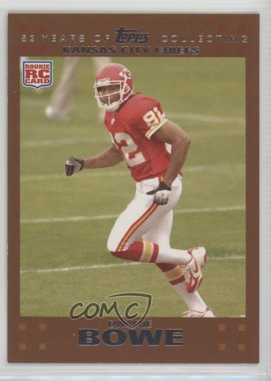 2007 Topps Copper /2007 Dwayne Bowe #323 Rookie RC t6r