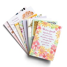 - Birthday - Friendship - 8 Greeting Card Assortment Pack with Envelopes J4523