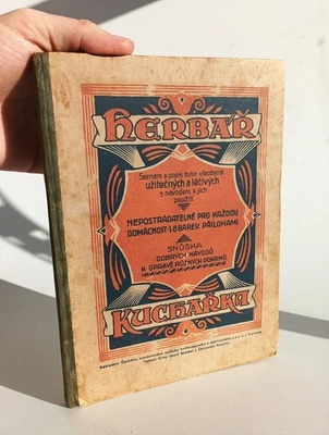 1889 🇨🇿 Kräuterbuch Herbář Seznam bylin užitečných a léčivých Kuchařka *236* - Bild 1 von 4