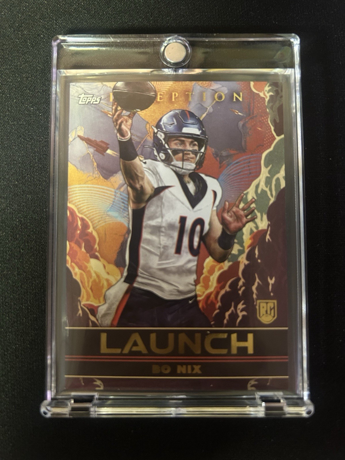 BO NIX 2024 TOPPS INCEPTION LAUNCH FOOTBALL SP DENVER