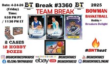 QUINTEN POST 2025-26 Bowman Basketball 2 CASE 18 BOX Break #3360