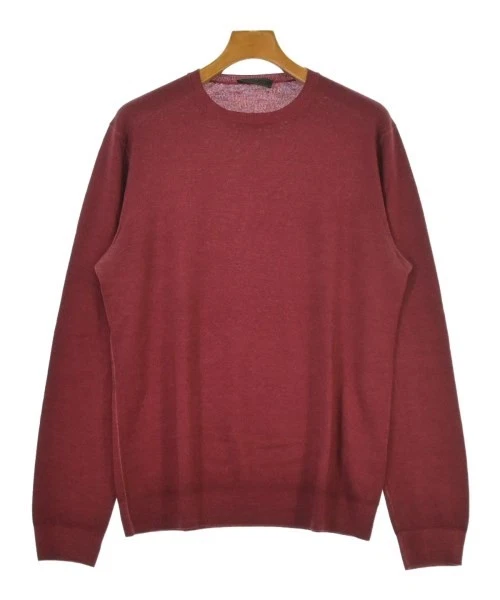 美品　PRADA クルーネック　ニット　セーター　アルパカ　シルク　レッド　40 PRADA Red Sweaters for Men for sale | eBay