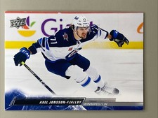 2022-23 Upper Deck Hockey #652 Axel Jonsson-Fjallby Winnipeg Jets Ext. I.5474