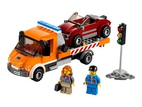 LEGO CITY: Tow Truck (60081) & (60017) Flatbed Truck-100% Complete-Free Ship!