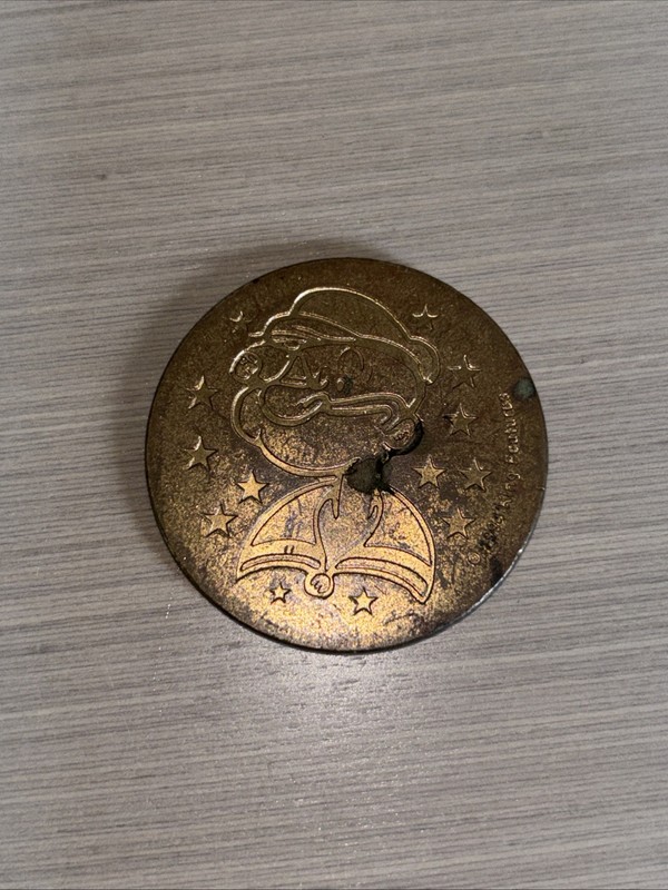1994 Popeye The Sailor Man Brass Pog Slammer Special Edition Eliminator ProCaps