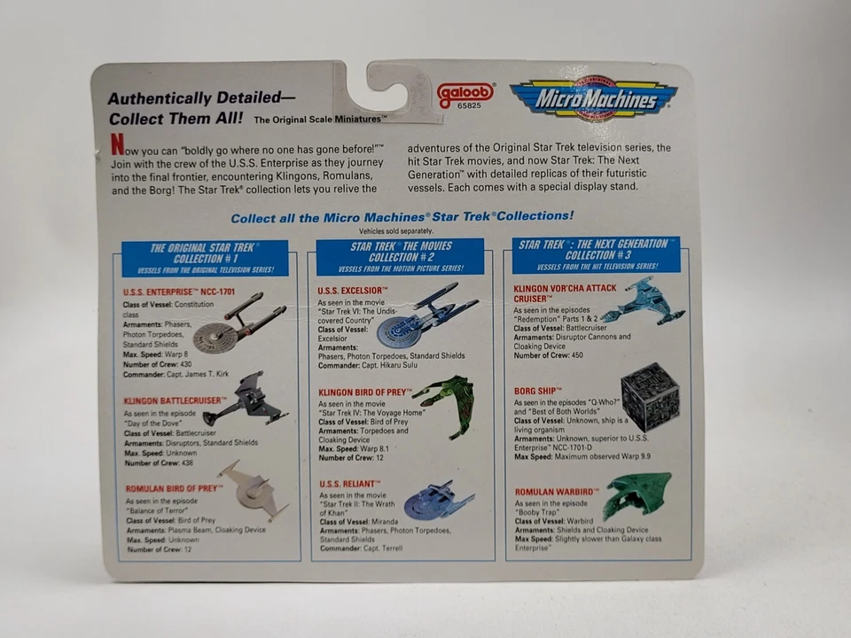 Micro Machines Space Star Trek The Next Generation Collection #3 Foto 2 de 4
