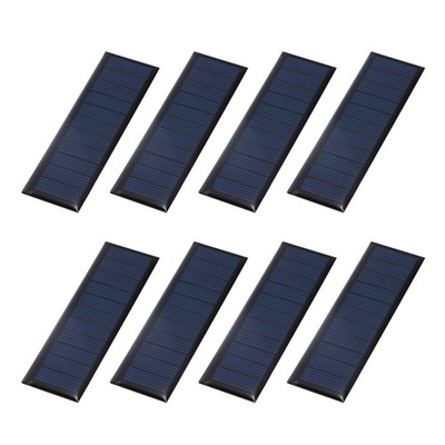 8Pcs Mini Solarpanel 5,5V 0,385W 70mA für Solar Photovoltaikzellen