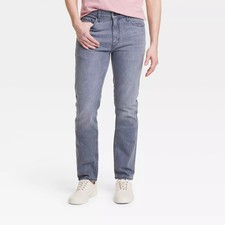 Goodfellow  Co Men's Mid Rise Slim Leg Slim Jeans Stretch
