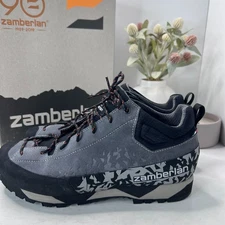 Zamberlan 215 Salathe GTX RR Hiking Shoes Waterproof Suede Gray Men's 10