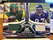 Demetrius Williams 2006 Leaf limited Player Threads /100 Duel Jersey #PT-3