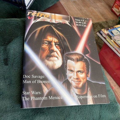 Star Wars Phantom Menace Superman Dual Covers Retro Vision Magazin 1998 #8