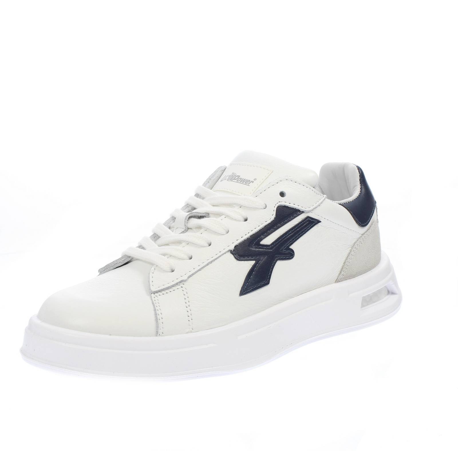 U-power Blair - Sneaker aus weißem Leder - Größe 41 [27,3 cm] Herrenschuhe