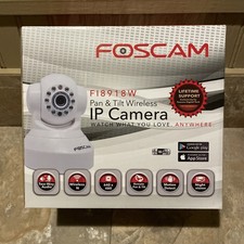 NEW Foscam F18918W Pan and Tilt Wireless IP Camera White